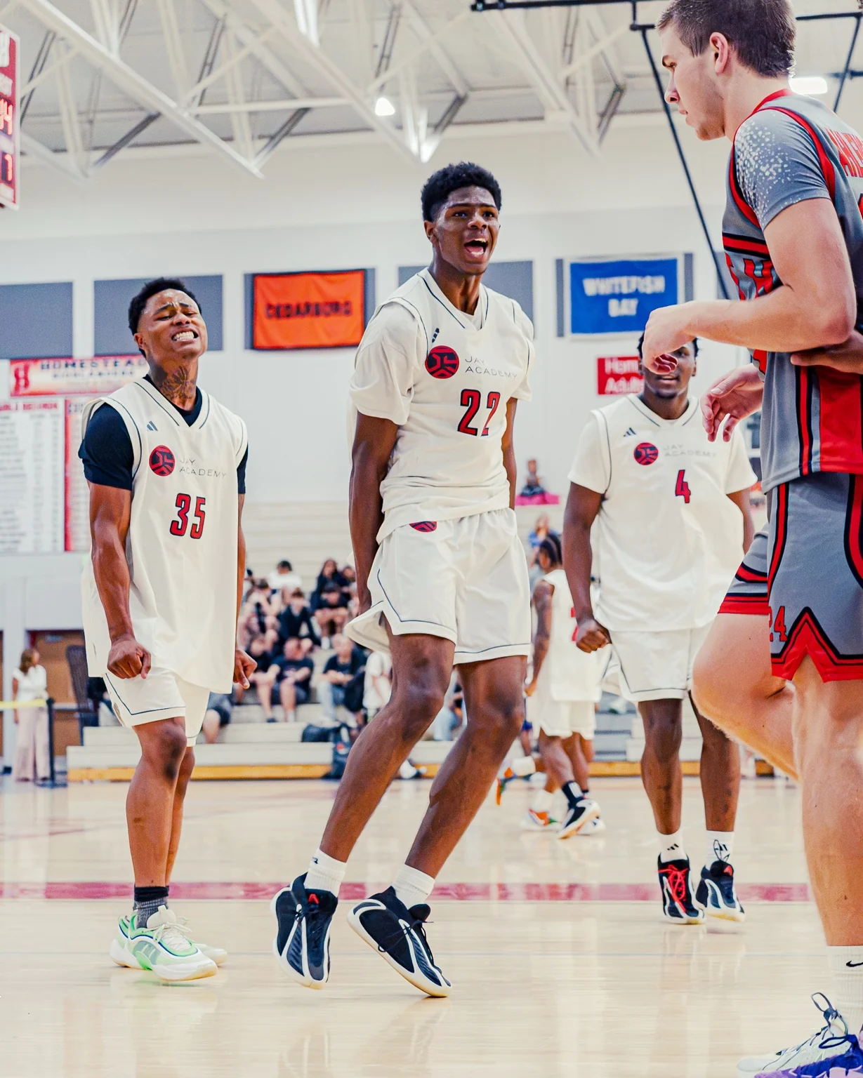 Basketball celebration