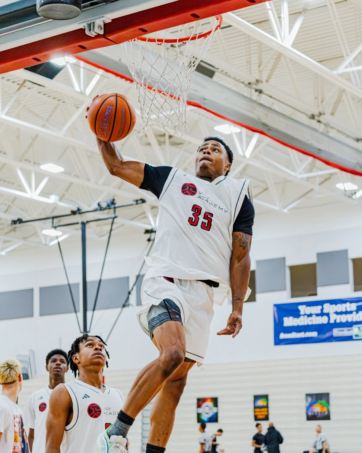 Basketball layup